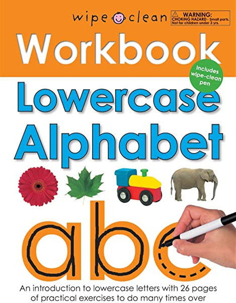 WIPE-CLEAN WORKBOOK LOWERCASE ALPHABET
