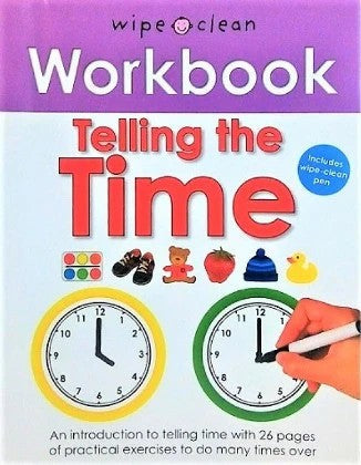 WIPE-CLEAN WORKBOOK TELLING THE TIME