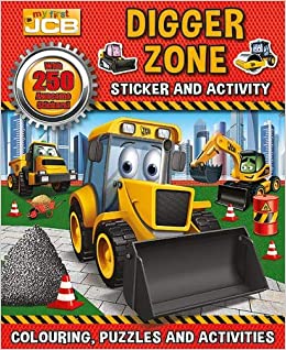 MY FIRST JCB:DIGGER ZINE STICKERS AND ACTIVITY