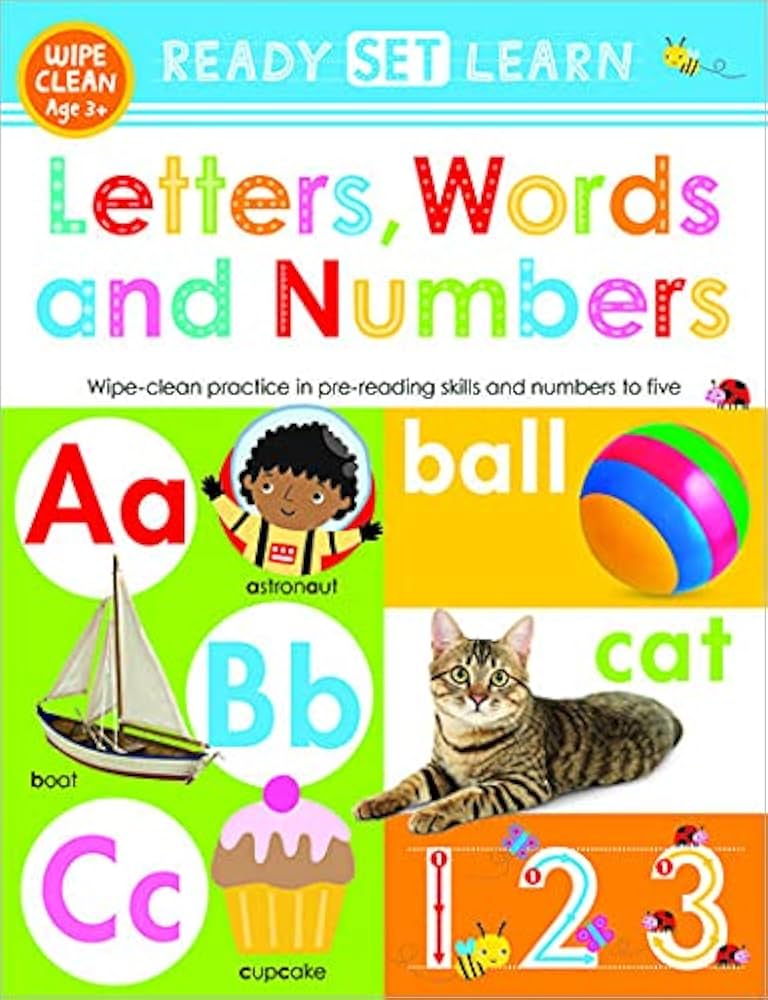 READY SET LEARN LETTERS WORLDS AND NUMBERS