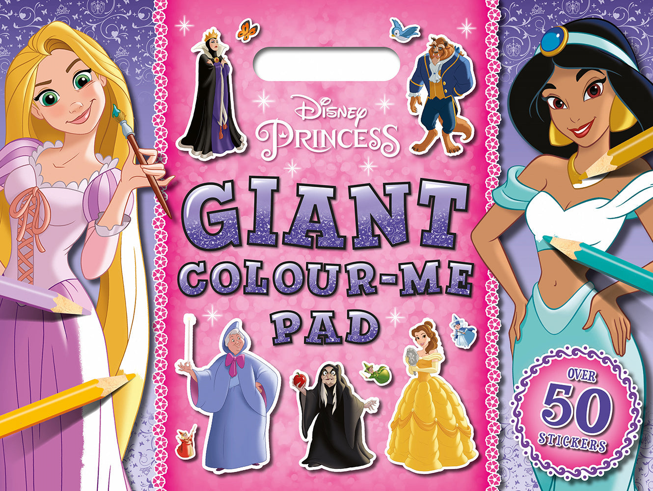 GIANT COLOURING PAD - DISNEY PRINCESS