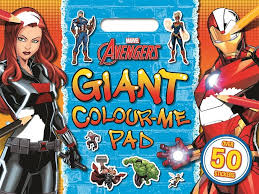 GIANT COLOURING PAD - MARVEL AVENGERS