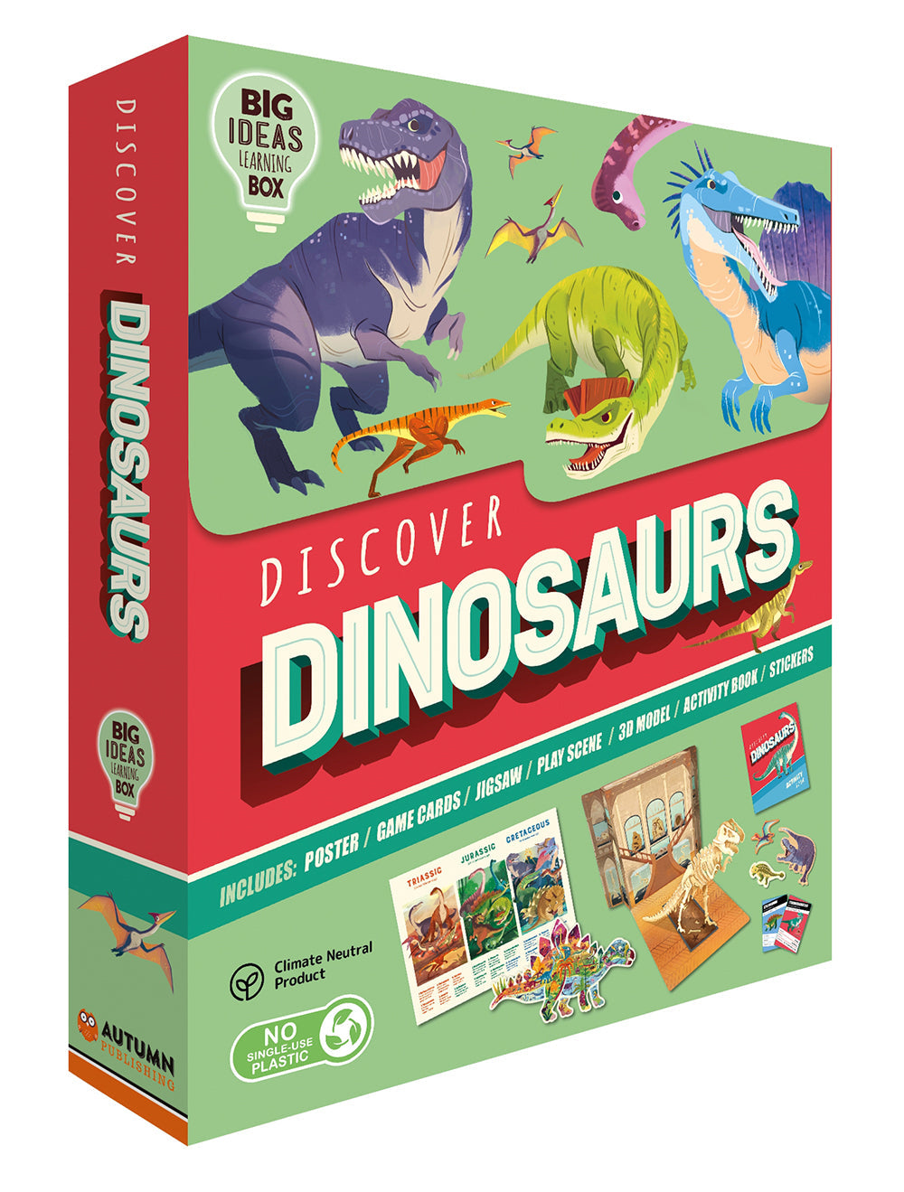 BOX DISCOVER DINOSAURS