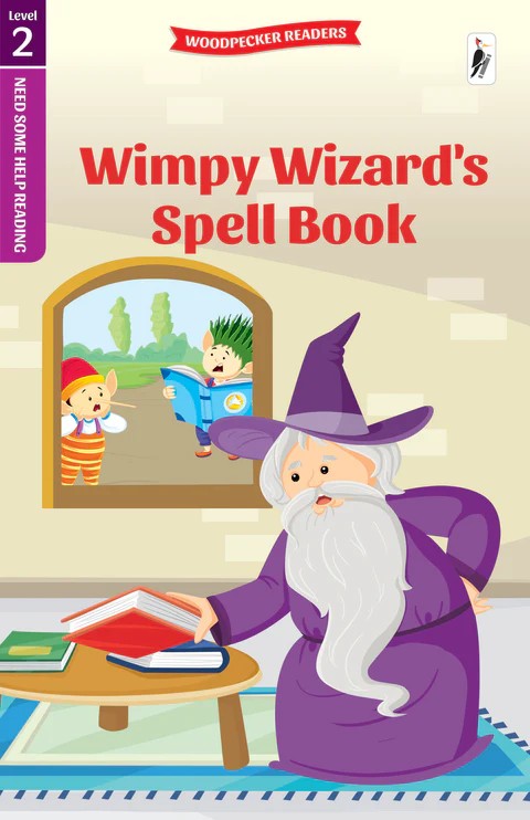 NEED SOME HELP READING L2 - WIMPY WIZARD'S SPELL BOOK  (AGE 4+)