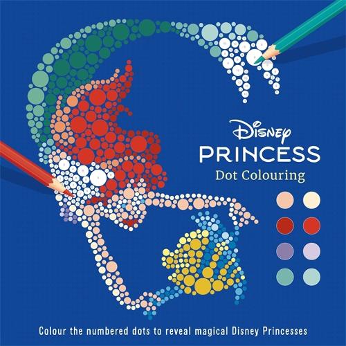 DISNEY PRINCESS DOT COLOURING
