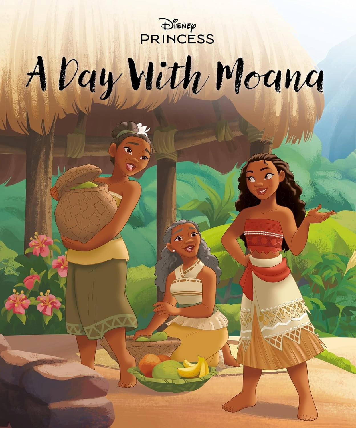 DISNEY PICTURE BOOK - PRINCESS A DAY WITH MOANA