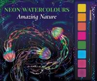 MANDALAS - NEON WATERCOLOUR AMAZING NATURE (BRUSH AND COLOR PALETTE INCLUDED)