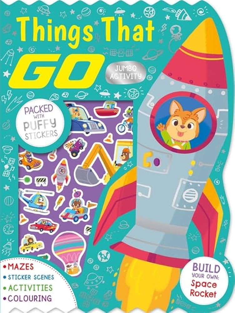 FUNTASTIC BUMPER- THINGS THAT GO - JUMBO ACTIVITY