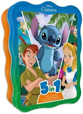DISNEY TIN BOX CLASSICS  (5 IN1)