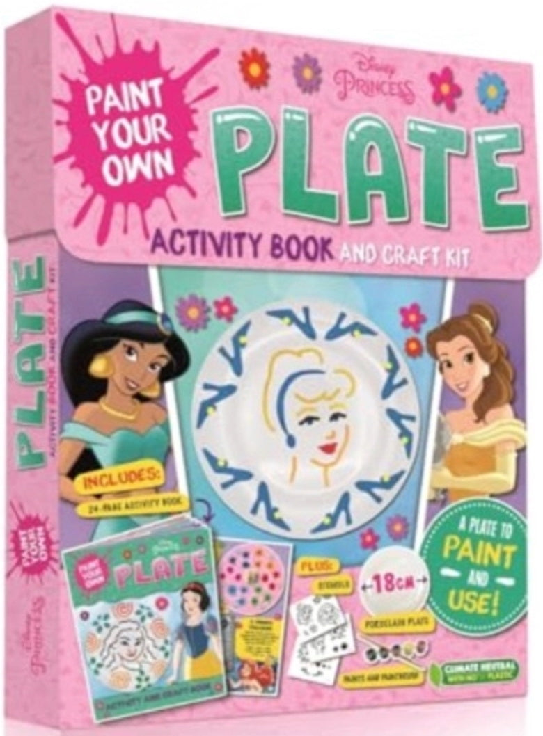 BOX CRAFT CREATIONS DISNEY PRINCESS PLATE