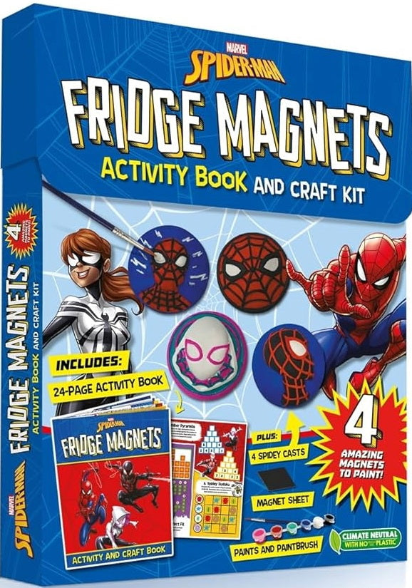BOX CRAFT CREATIONS SPIDERMAN FRIDGE  MAGNETS