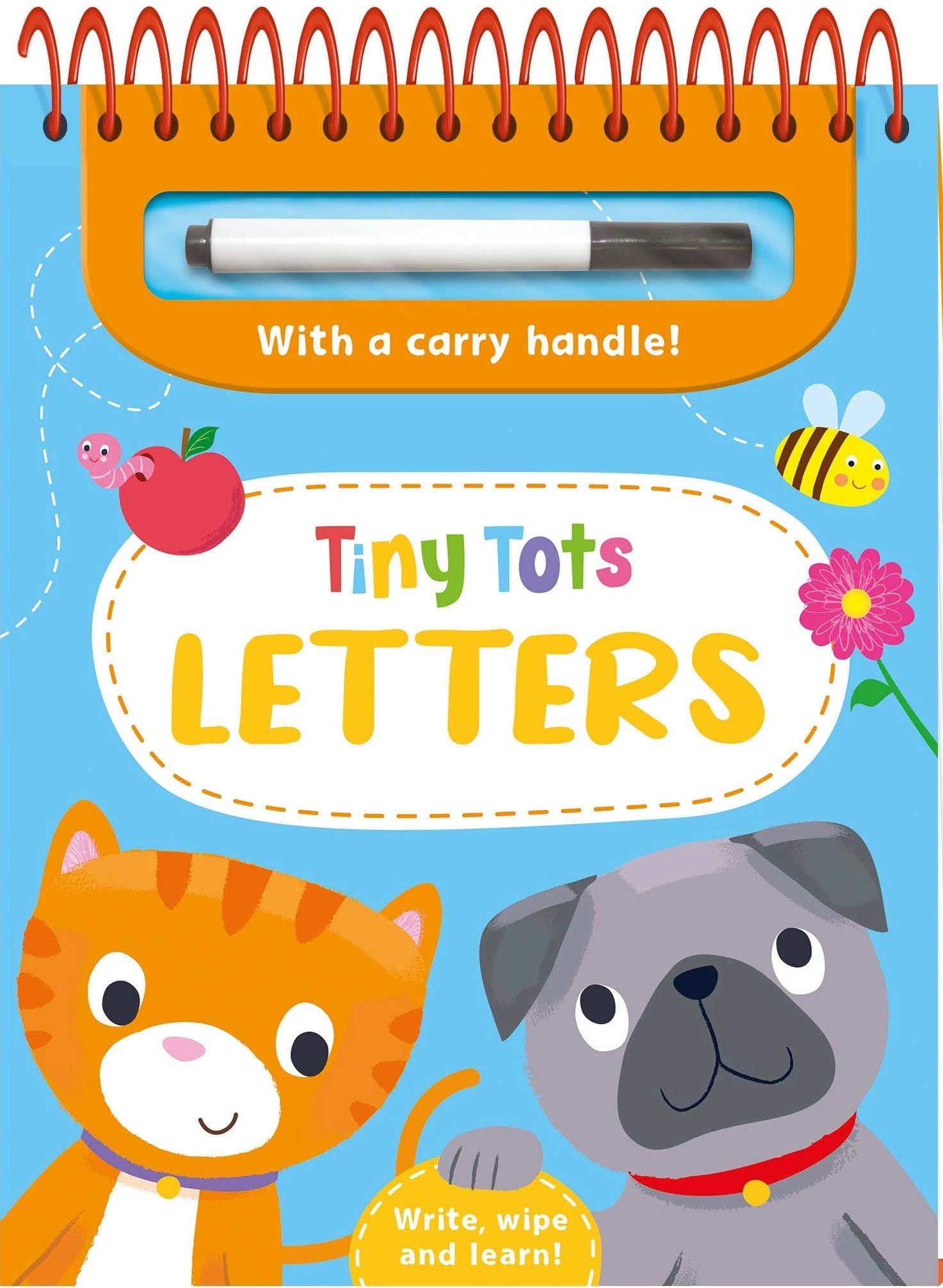 TINY TOTS WRITE WIPE AND LEARN LETTERS