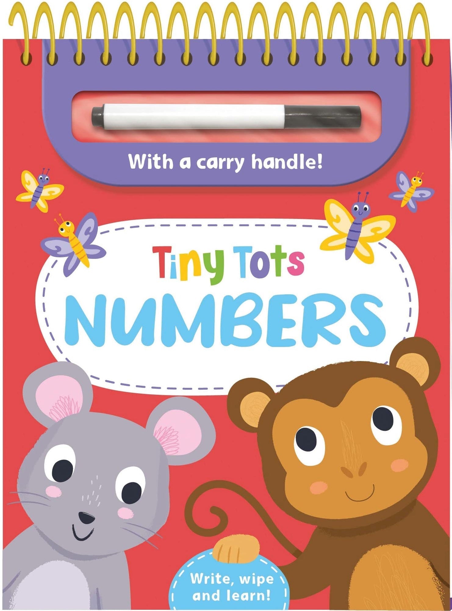 TINY TOTS WRITE WIPE AND LEARN NUMBERS