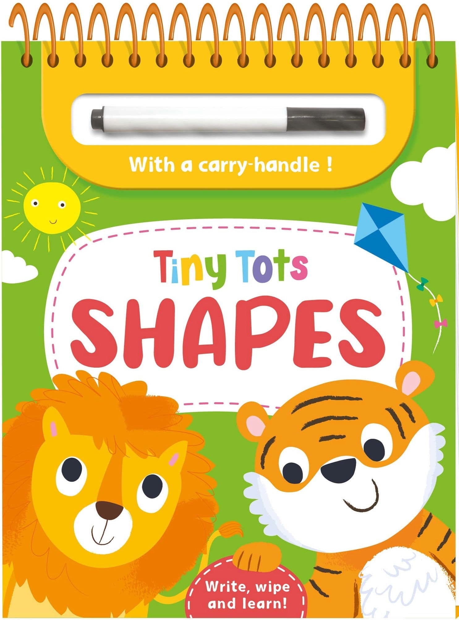 TINY TOTS WRITE WIPE AND LEARN SHAPES