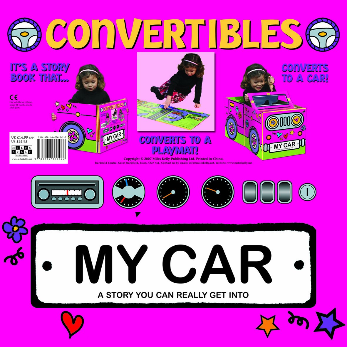 CONVERTIBLES PINK JEEP - MY CAR (AGE 3+)