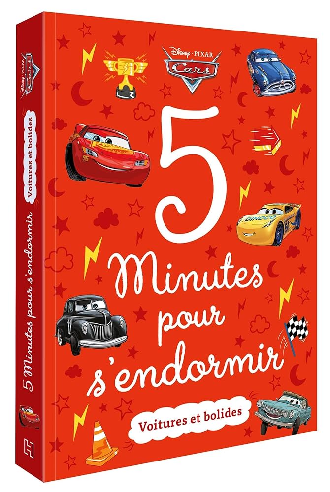 DISNEY - 5 MINUTES POUR S'ENDORMIR - CARS VOITURES ET BOLIDES