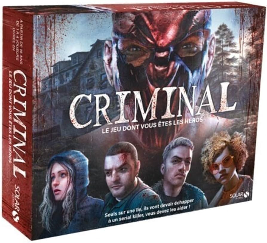 COFFRET CRIMINAL - CRIMINAL - LE JEU DONT VOUS ETES LES HEROS