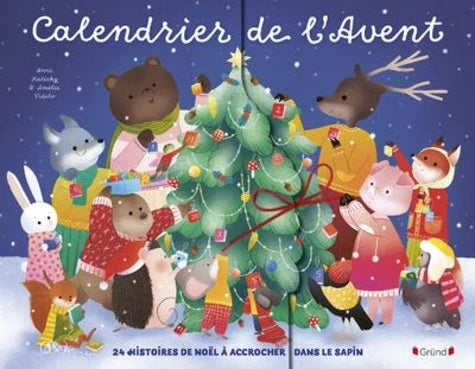 CALENDRIER DE L'AVENT- 24 HISTOIRES A ACCROCHER AU SAPIN