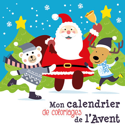 MON CALENDRIER DE COLORIAGES DE L'AVENT (NOEL)