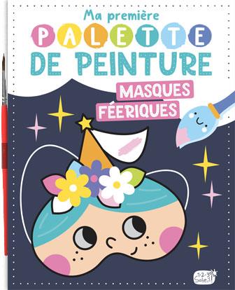 MA PREMIERE PALETTE DE PEINTURE - MASQUES FEERIQUES  (AVEC 1 PINCEAU)