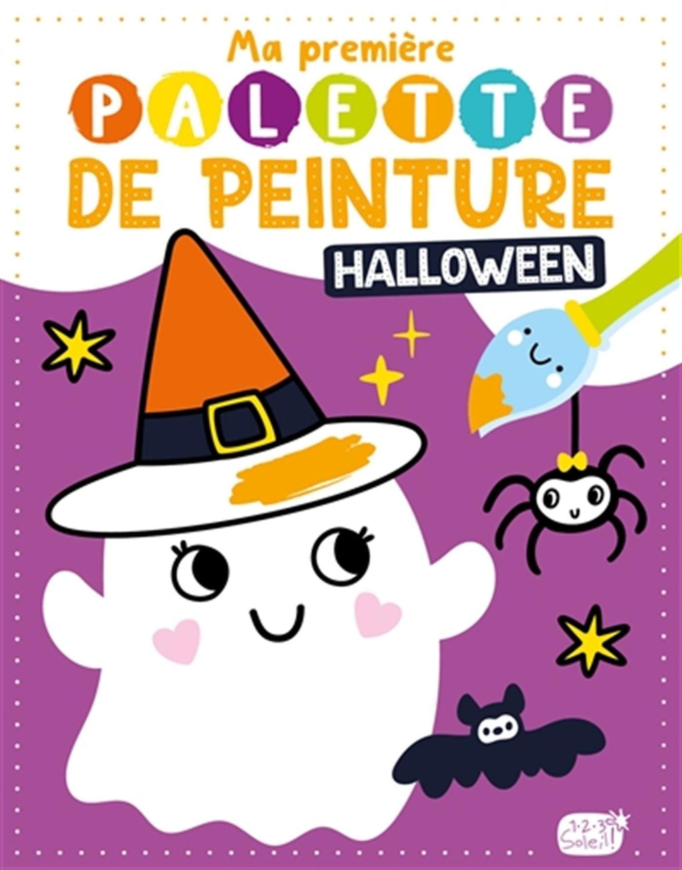 MA PREMIERE PALETTE DE PEINTURE - HALLOWEEN (AVEC 1 PINCEAU)