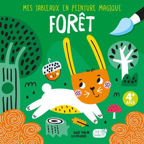 MES TABLEAUX EN PEINTURE MAGIQUE - FORET (AVEC 1 PINCEAU)