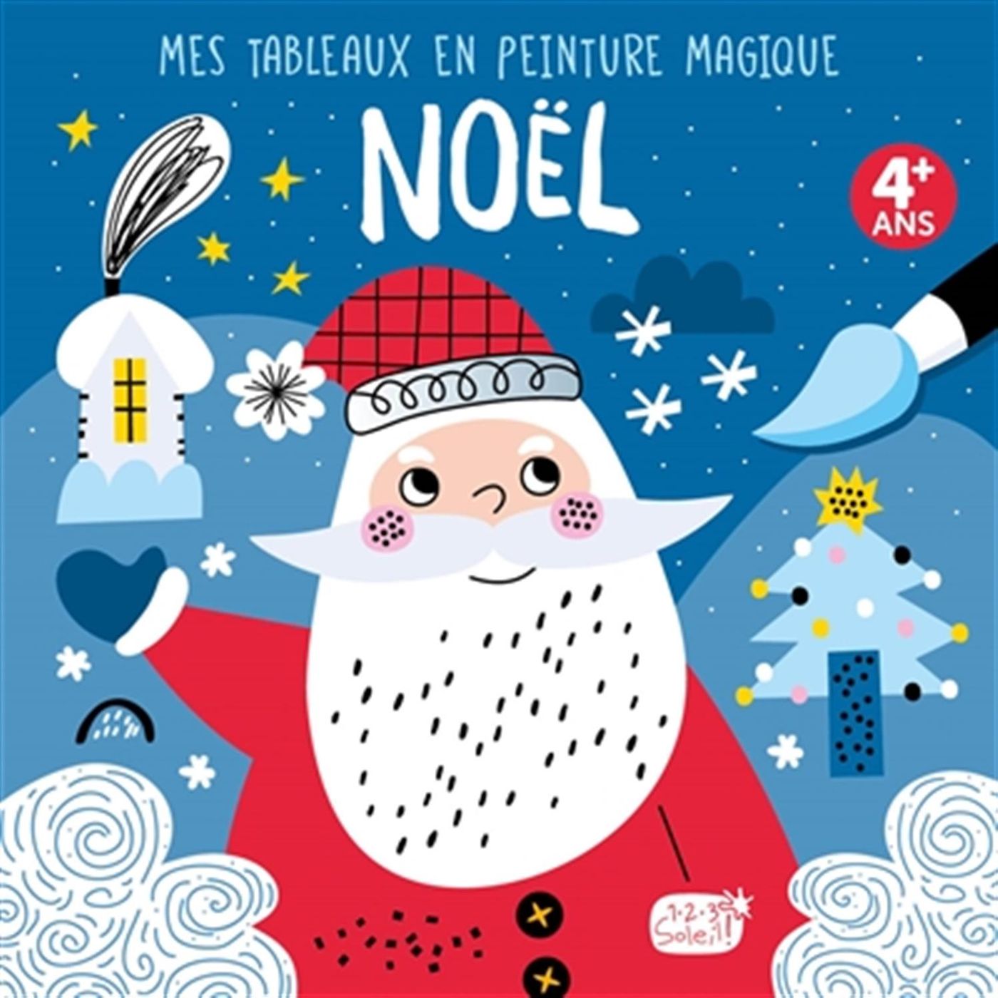 MES TABLEAUX EN PEINTURE MAGIQUE - NOEL (AVEC 1 PINCEAU)