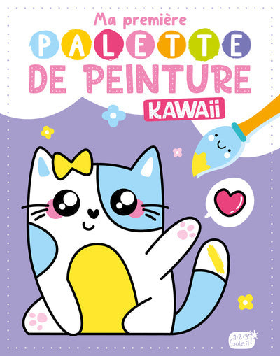 MA PREMIERE PALETTE DE PEINTURE - KAWAII  (AVEC 1 PINCEAU)