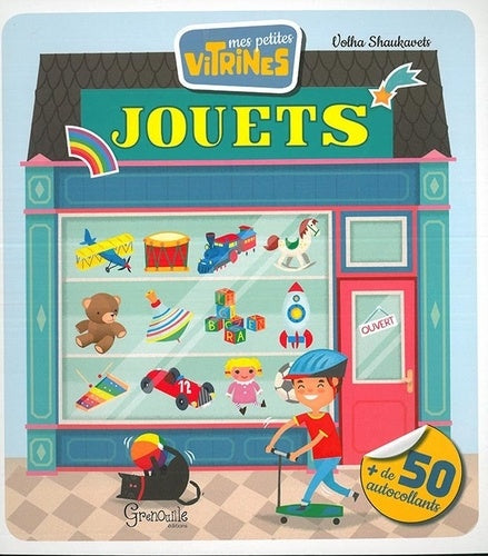 MES PETITES VITRINES - JOUETS (+50 AUTOCOLLANTS)