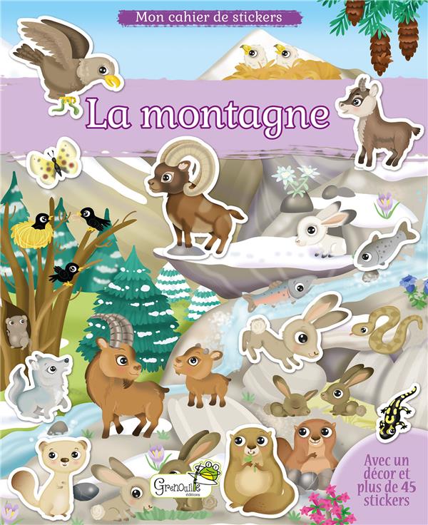 MON CAHIER DE STICKERS - MONTAGNE
