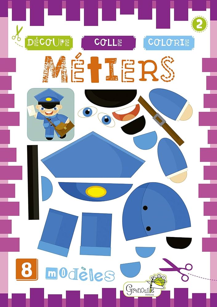 DECOUVRE COLLE COLORIE - LES METIERS