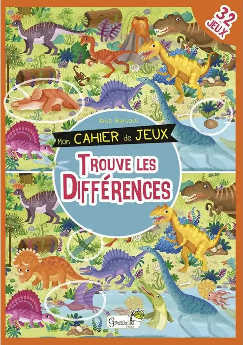 MON CAHIER DE JEUX - TROUVE LES DIFFERENCES