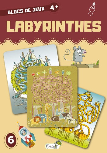BLOC DE JEUX - LABYRINTHES (4+ ANS)