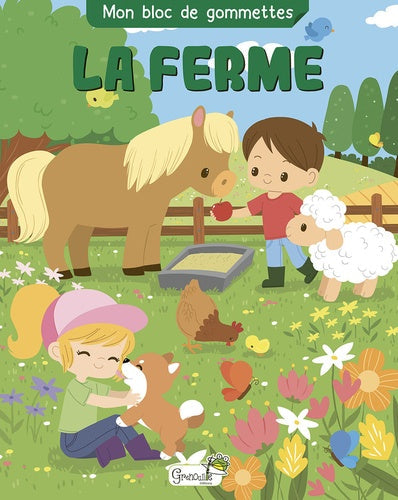 MON BLOC DE GOMMETTES - LA FERME