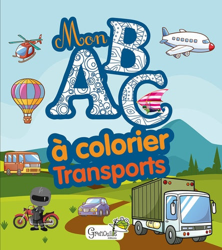 MON ABC A COLORIER - LES TRANSPORTS