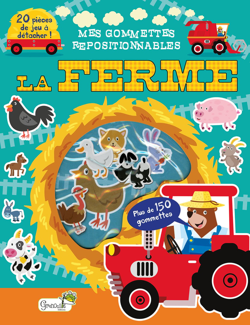 MES GOMMETTES - LA FERME (PLUS DE 150 GOMMETTES)