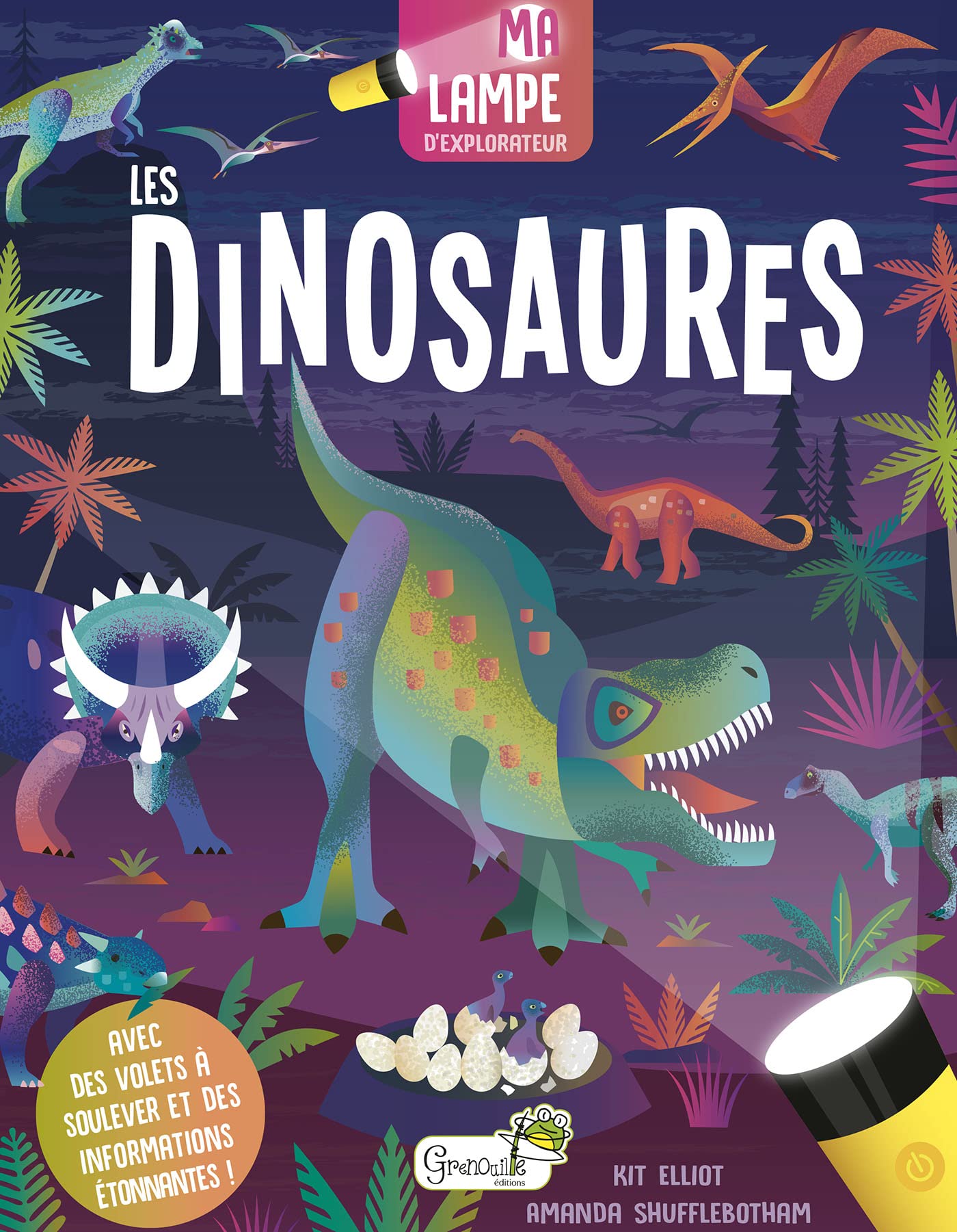 MA LAMPE D'EXPLORATEUR - LES DINOSAURES