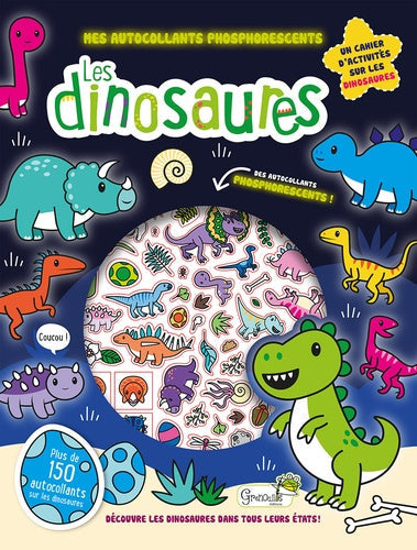 MES AUTOCOLLANTS PHOSPHORESCENTS - DINOSAURES