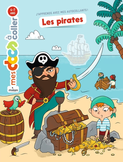 MES DOCS A COLLER (4-7 ANS) - PIRATES (AUTOCOLLANTS)