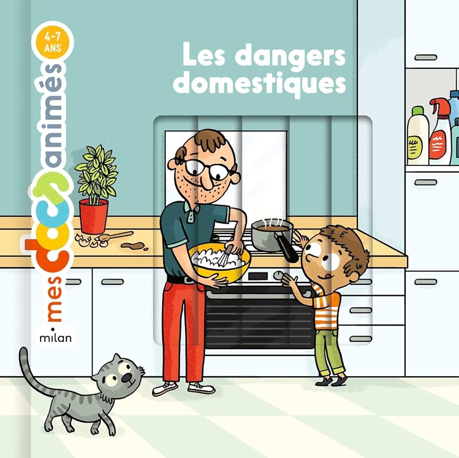 MES DOCS ANIMES (4-7 ANS) - LES DANGERS DOMESTIQUES (LIVRE POP-UP)