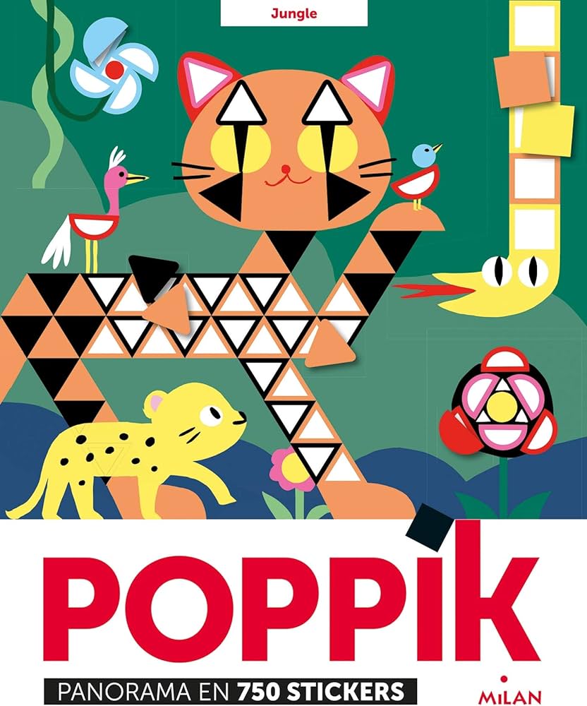 POPPIK - JUNGLE (PANORAMA EN 520 STICKERS)