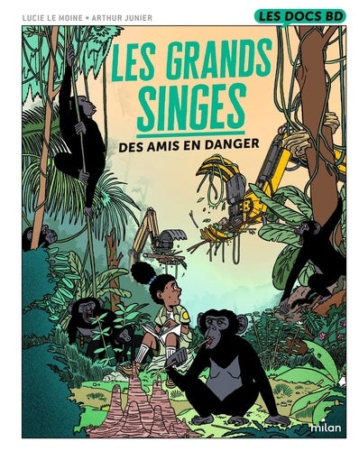 LES DOCS EN BD - LES GRANDS SINGES
