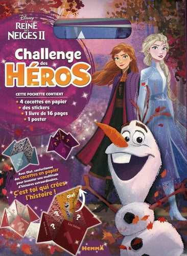 DISNEY LA REINE DES NEIGES 2 - ACTIVITES CHALLENGE DES HEROS