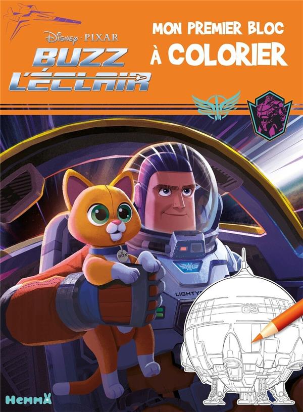 MON PREMIER BLOC A COLORIER - DISNEY BUZZ L'ECLAIR
