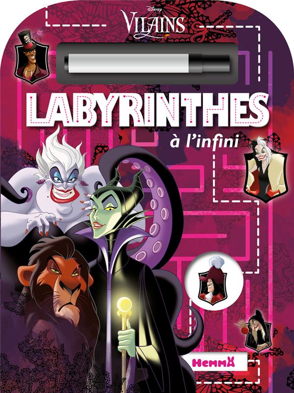 LABYRINTHES A L'INFINI - DISNEY VILAINS