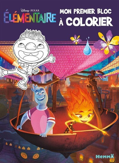 MON PREMIER BLOC A COLORIER - DISNEY ELEMENTAIRE