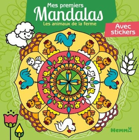 MES PREMIERS MANDALAS - LES ANIMAUX DE LA FERME