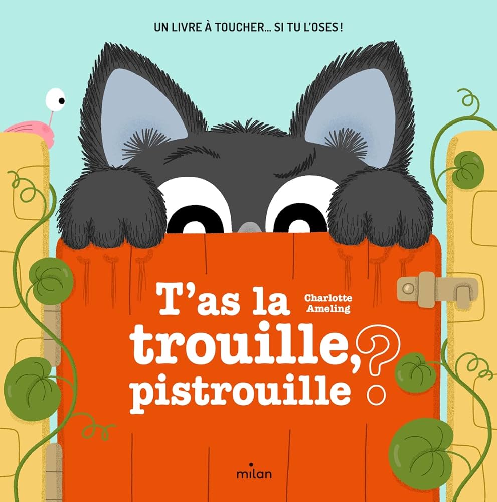 T'AS LA TROUILLE PISTROULLE (LIVRE A TOUCHER)