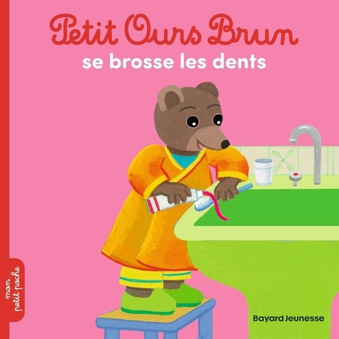 PETIT OURS BRUN SE BROSSE LES DENTS (SOUPLE)