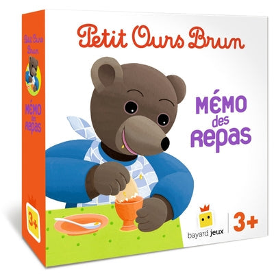 COFFRET JEU PETIT OURS BRUN - MEMO DES REPAS